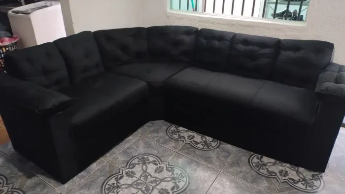 Sofás novos em L 6 lug apenas $ 599, frete para sua Região $ 99,