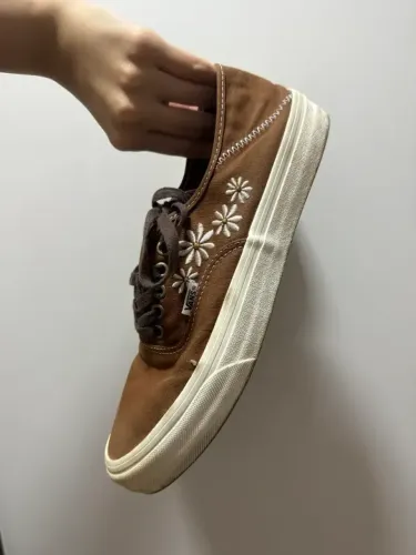 Tênis Authentic Sf Vr3 Painted Floral Brown Bronw Vans