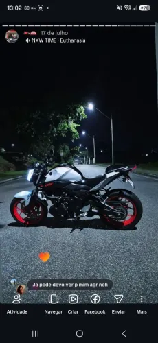Yamaha MT-03 2020 Cinza/Laranja