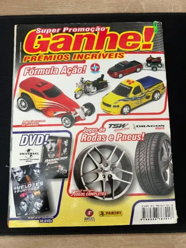 Álbum Hot Car 2005 - Panini - Incompleto