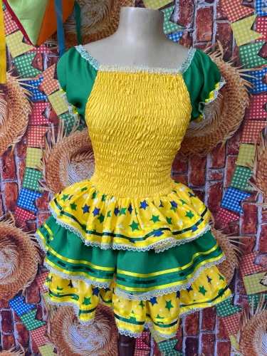 Vestido caipira copa 