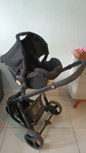 Carrinho Safety 1st Mobi, 02 Bebê Conforto + 02 base
