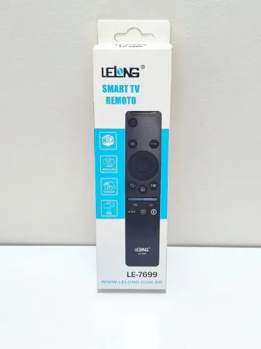 Controle Smart TV Samsung 4K com pilhas inclusa (LE-7699)