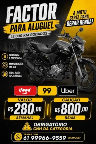 MOTO ALUGUEL FACTOR 150
