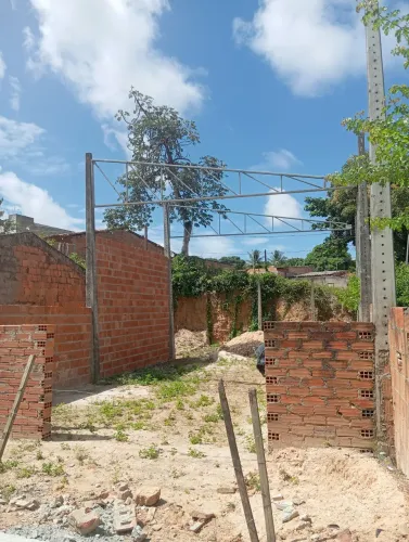 Galpão em construção
