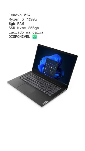 Notebook Lenovo V14 novo na caixa