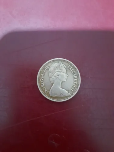 Moeda NEW PENCE 2 ELIZABETH || 1978 
