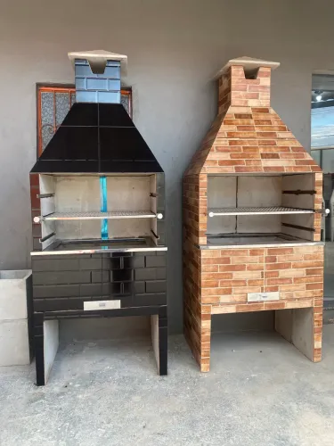 Churrasqueira pré-moldada disponível