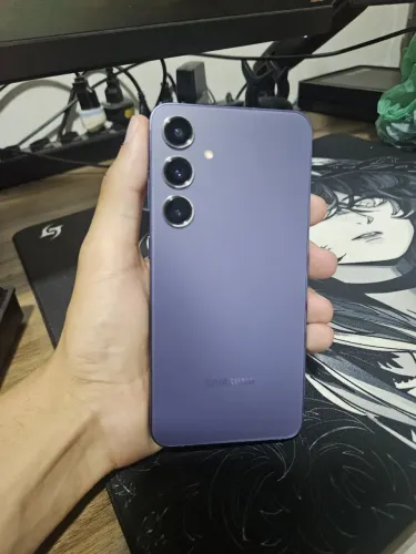 Galaxy s24+ lilás 12gb ram e 256gb armazenamento 11 meses de uso