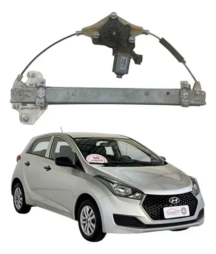Máquina Vidro Traseiro Esquerdo Hyundai Hb20 2012 A 2019