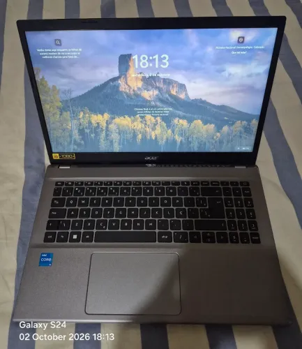 Notebook acer aspire 5 core i5-12450H 8gb de memória e 250gb ssd