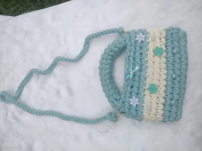 Bolsas de crochê infantil Médio