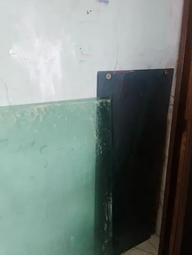 Duas mantas de vidro de janela de 1,20 m no dia de fumê