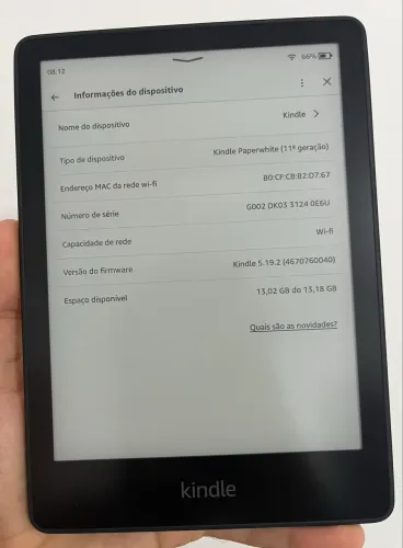 Kindle Paperwhite 11° geração (Capa + Carregador Original)