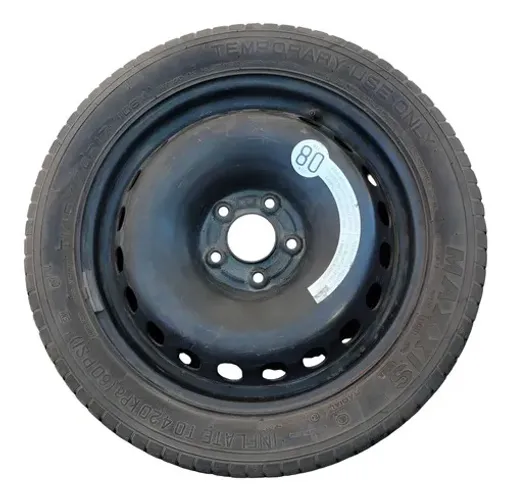 Roda Estepe Aro 17 Fiat Toro 2016 2017 2018 A 2021 Preto