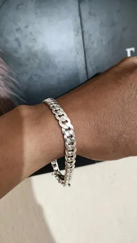 Pulseira grumet 8 mm 21 cm 16 g