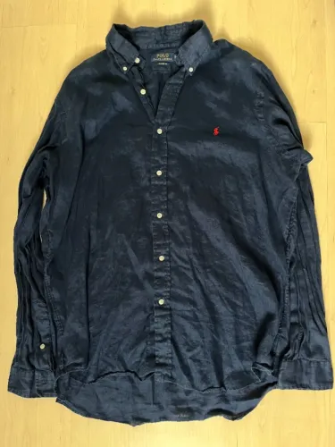 Camisa Polo Ralph Lauren Azul Marinho XL Classic Fit
