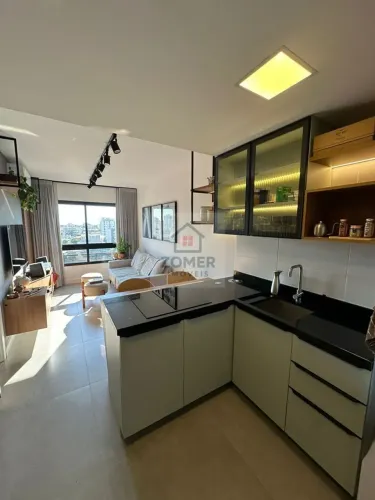 Apartamento Mobiliado com 44 metros 1 quarto 1 vaga no bairro Azenha - Porto Alegre - RS
