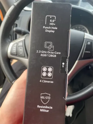 LG K62+ BRANCO / Lacrado - Novo