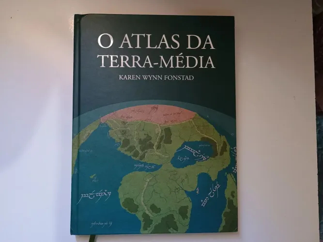 Livro Atlas da Terra Média Karen Wynn Fonstad Senhor dos Anéis Hobbit Tolkien