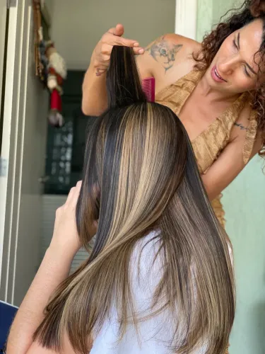 Progressiva ou selagem nos cabelos 