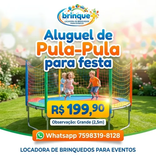 Aluguel de pula-pula para festas e eventos 