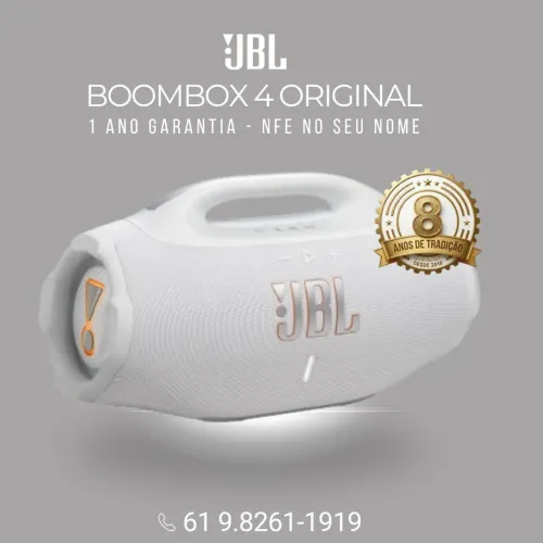 JBL BOOMBOX 4 LACRADA GARANTIA DE 1 ANO NOTA FISCAL NO SEU NOME