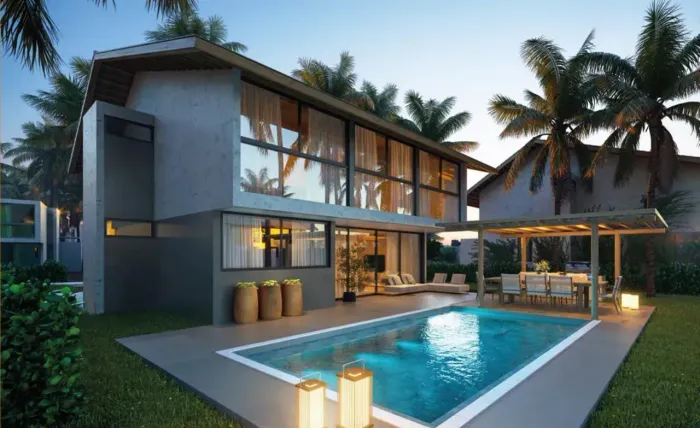 Beira mar na Praia de Antunes, casa com 226m², exclusiva 14 unidades dessa  tipologia., 02