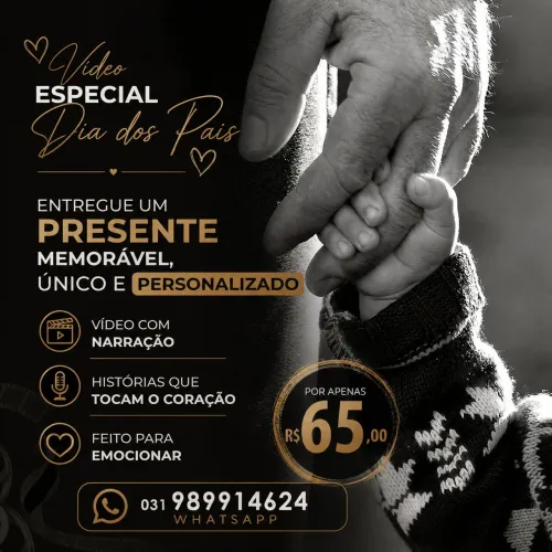 Presente dia dos Pais personalizado