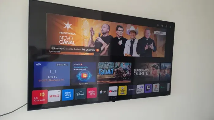 TV SMART 50" POLEGADAS LG COM CONTROLE REMOTO SMART MAGIC