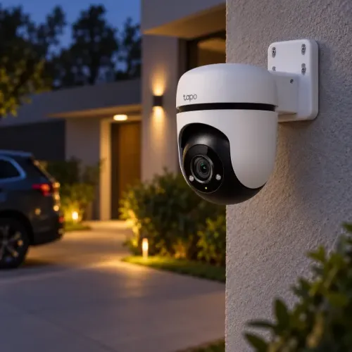 Câmera de Segurança Wi-Fi Externa, 360o, 1080p Full HD, Sensor de imagem