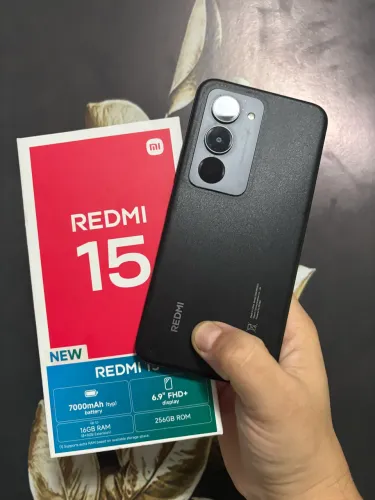 Redmi 15 256 Gigas 8+8 RAM completo (Estudo)