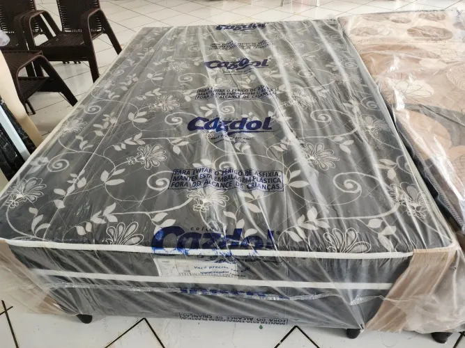 Cama casal NOVA  apenas R$ 599 a vista 