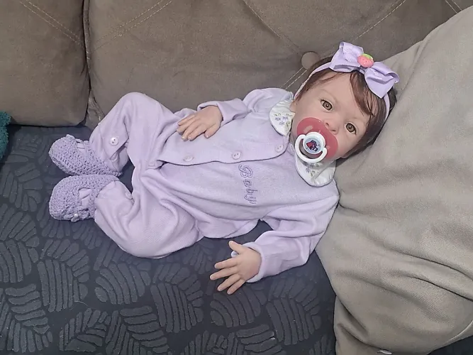 Bebê Reborn Recém Nascida 45 cm