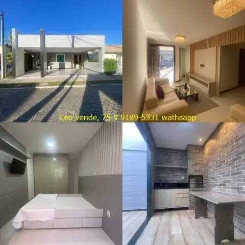 Leo vende, linda casa bairro Sim, 3\4 c 2 suítes, goumert, mobiliada