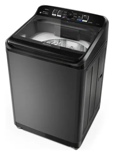 Lavadora de Roupas Panasonic - 12kg - Titânio - 110V
