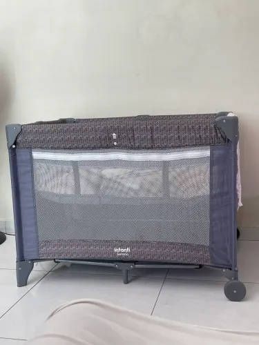 Berço Hello Cinza - Infanti