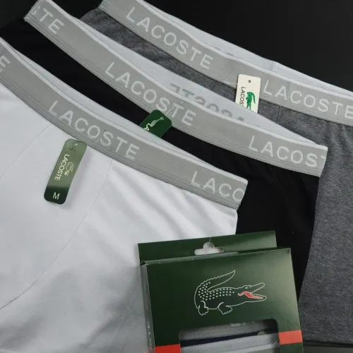 3 cuecas Lacoste Premium!