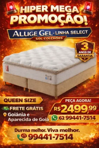 Colchão e base Queen size 