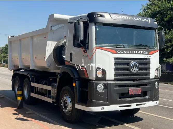 Caminhão Traçado Vw 31330 Caçamba Bascula Basculante Ñ 24260
