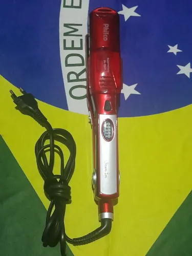 Chapinha/prancha a vapor philco stean lon usada 