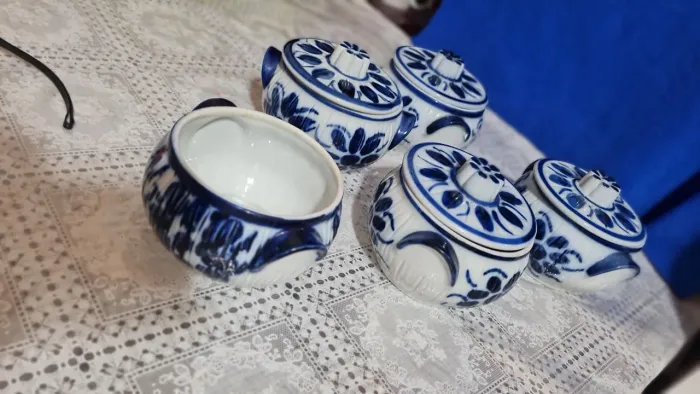 Kit de panelinhas porcelana monte siao