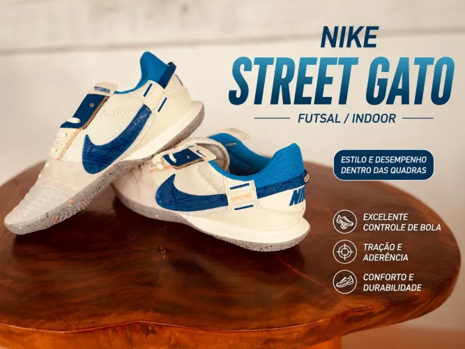 Chuteira Nike Street Gato Futsal