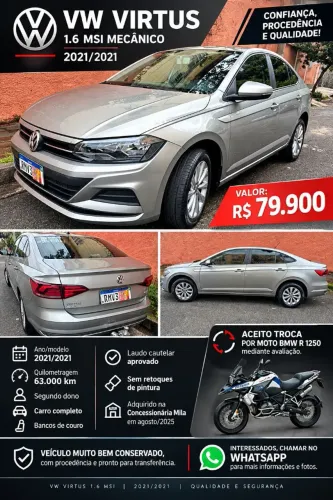 Volkswagen Virtus 1.6 MSI Flex 16V 5P Mec. 2021