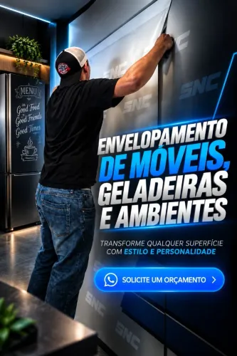 Envelopamento de Geladeiras, Móveis, Cozinhas, Paredes e muito mais