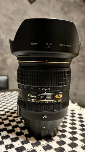 Lente nikkor 24-120 f4 G VR N 