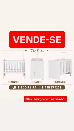 Vende-se este berço de bebê