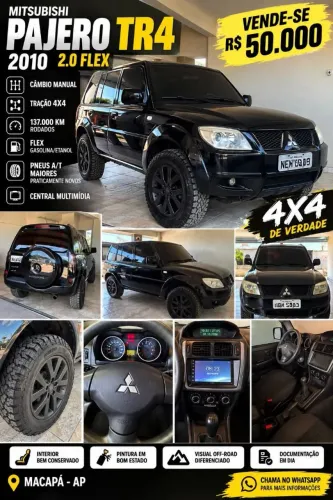 Mitsubishi Pajero TR4 2.0/ 2.0 Flex 16V 4X4 Mec. 2011