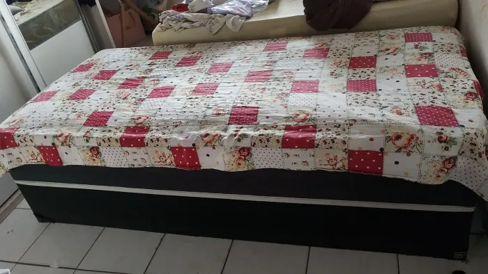 Cama solteirão box conjugado