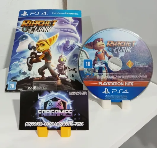 JOGO PS4 RATCHET CLANK. Aqui na LOJA FABGAMES